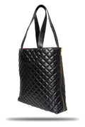 Black Lambskin Leather Quilt SL Tote (Kennedy): Beautiful quilted genuine lambskin leather, this SL tote is named after my granddaughter because I love Kennedy
